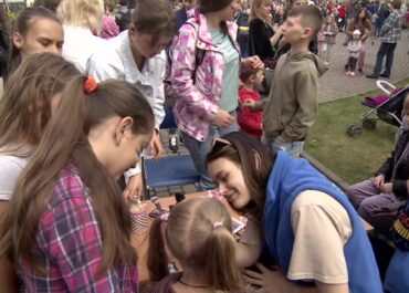 Piknik dla ukraińskich dzieci z okazji święta konstytucji 3 maja w Łodzi