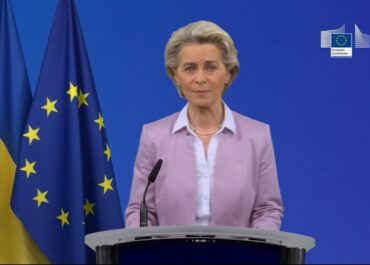 Ursula von der Leyen w Radzie Najwyższej: Europa będzie po stronie Kijowa tak długo, jak będzie trzeba.
