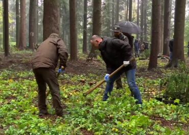 Prezydent wziął udział akcji sadzenia drzew #sadziMY w Małopolsce
