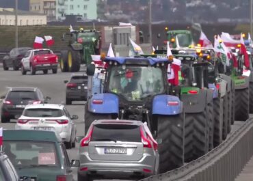 Protest rolników w Szczecinie. Zapowiedzieli, że zostaną tu przez miesiąc