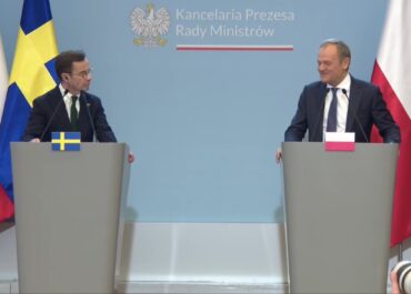 Tusk zapewnił premiera Szwecji o pełnym poparciu Polski dla obecności Szwecji w NATO