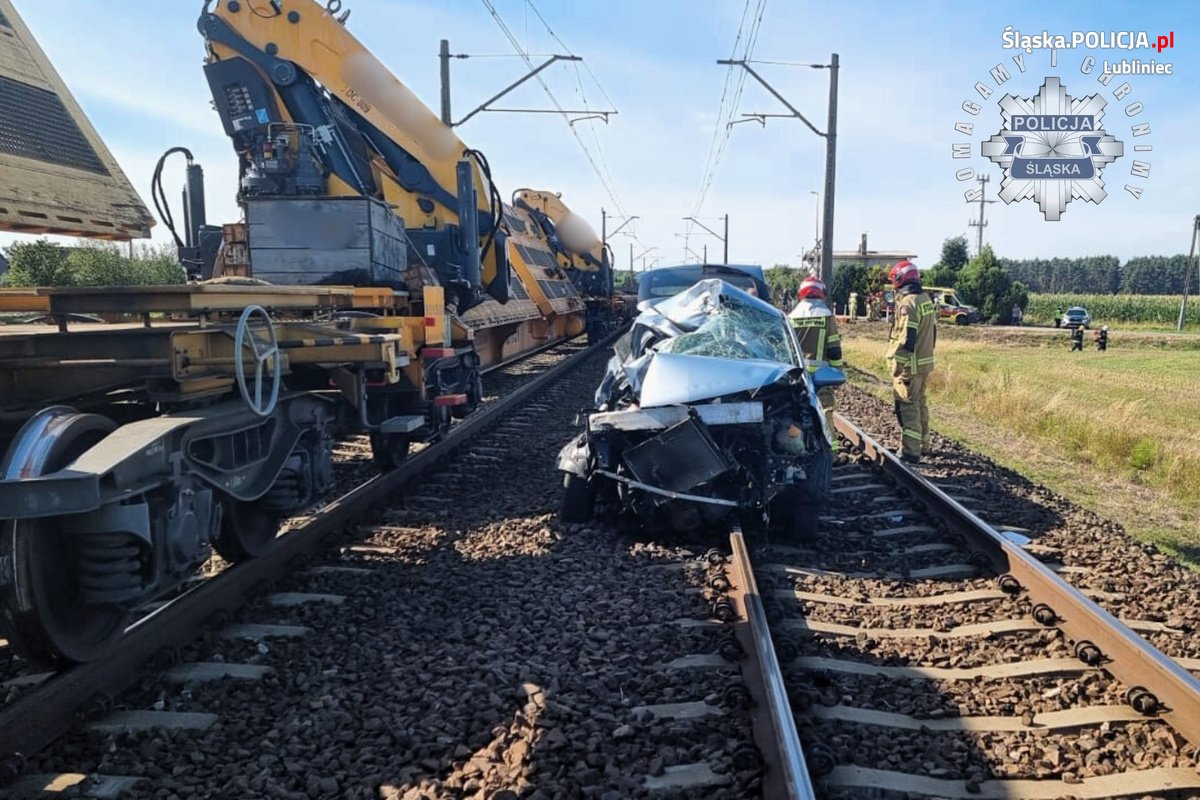 Policjanci z Lubińca wyjaśniają przyczyny i okoliczności tragedii na torach.